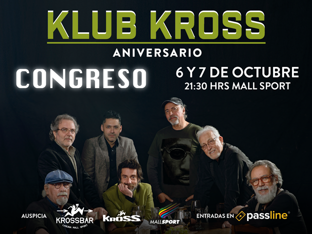  Kross Bar celebra en Mall Sport aniversario de Klub Kross con la presentación del grupo chileno Congreso