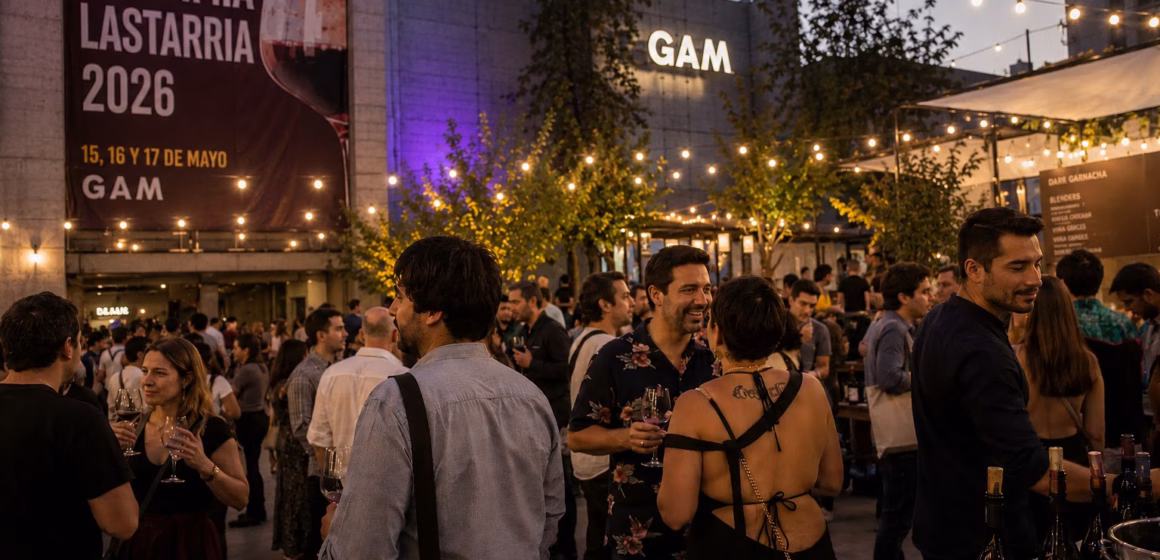 Vendimia Lastarria llega por primera vez al GAM con degustaciones, mercado y cultura del vino chileno