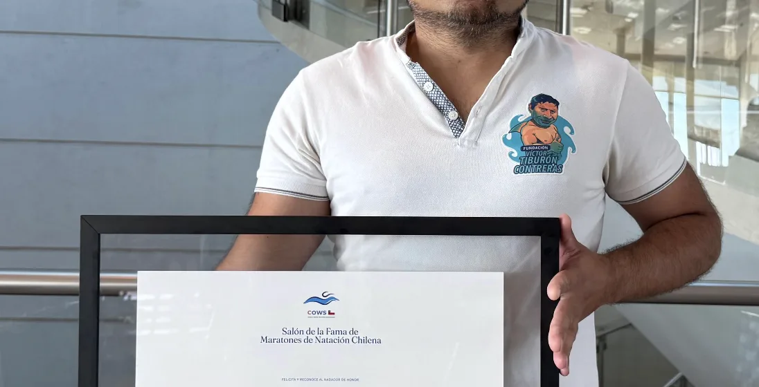 Chile inaugura su primer Salón de la Fama de Maratón de Natación con históricos reconocimientos a Víctor “Tiburón” Contreras y Bárbara Hernández