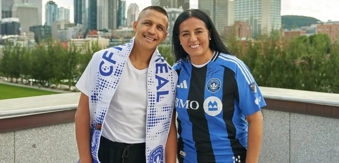 La bienvenida de Montreal a Alexis Sánchez: alcaldesa chilena lo recibió y firmó el libro de honor de la ciudad