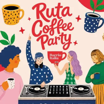 Ruta Coffee Party: Barrio Italia se transforma este sábado con café de especialidad y más de 50 DJs