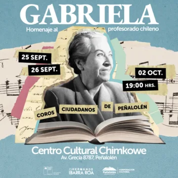 Musical ciudadano sobre Gabriela Mistral reunirá a más de 70 personas en Peñalolén